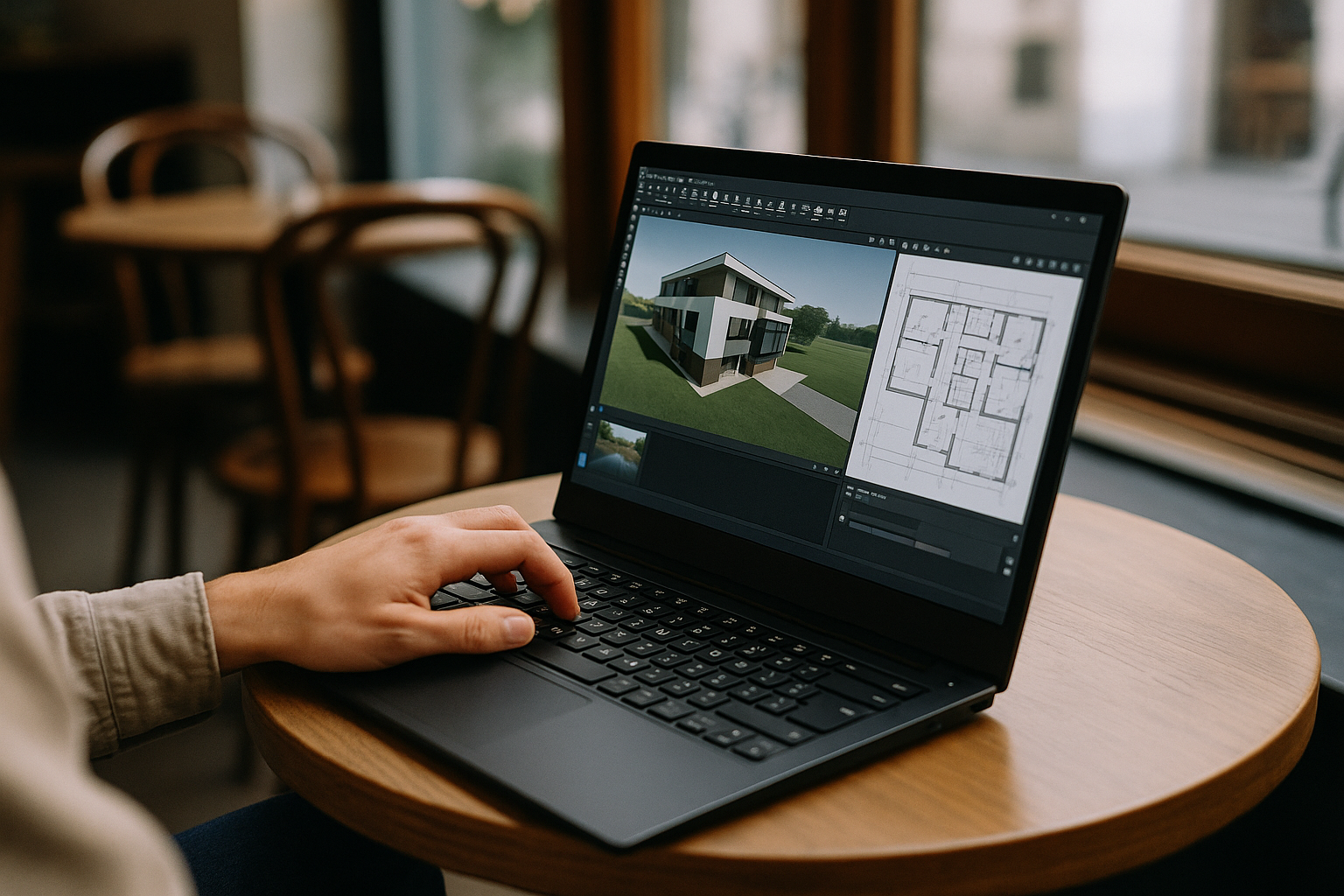 Architect using Lumion Architecture on Linux laptop through cloud PC
