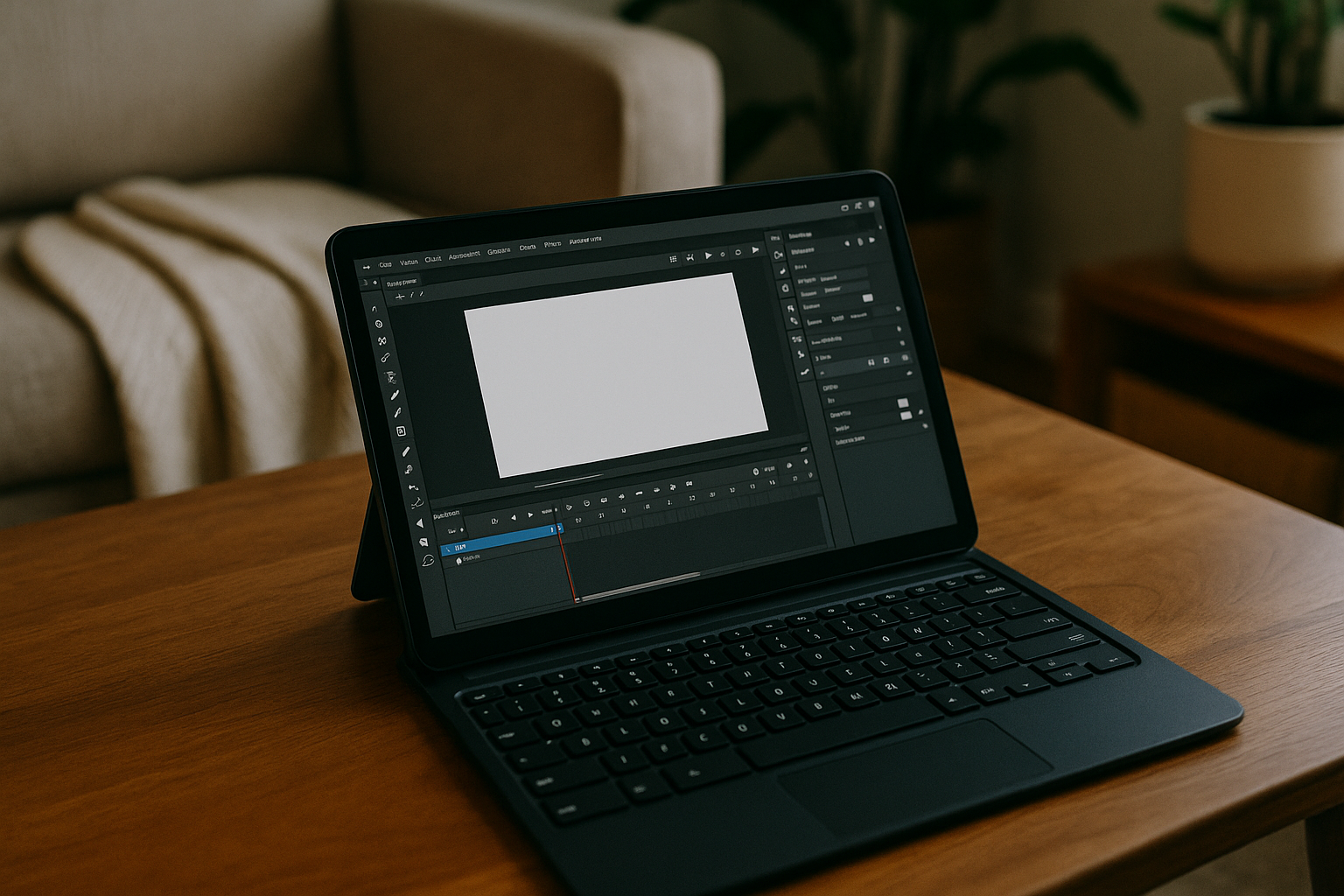 Professional using Adobe Animate on Linux via cloud PC workspace