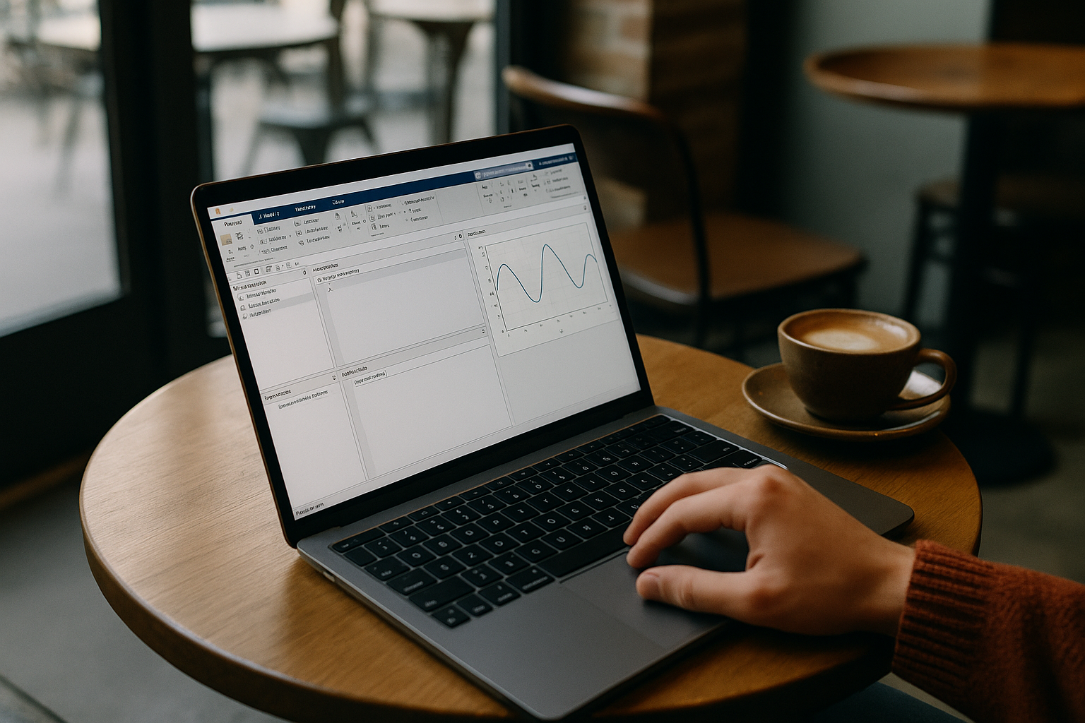 Data scientist running MATLAB for Engineers on laptop through cloud PC