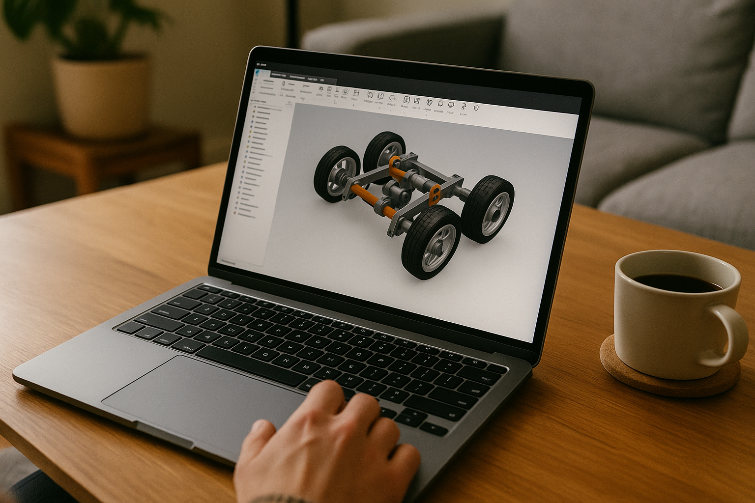 Engineer running Autodesk Inventor on MacBook via cloud PC service
