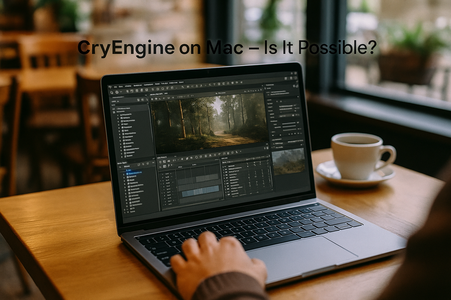 Professional using CryEngine on MacBook through cloud PC solution
