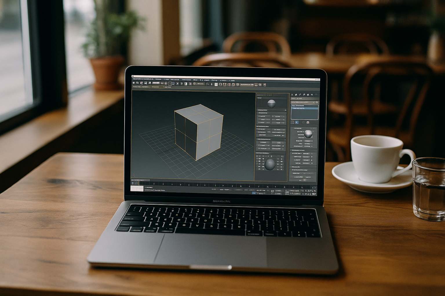 3D Designer Using 3ds Max for Mac 3D designer working with 3ds Max for Mac on cloud PC