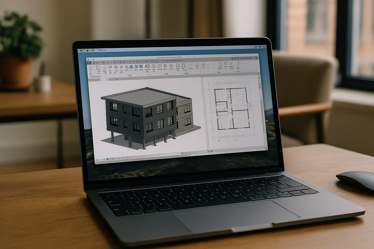 Architect accessing Revit for Mac OS on a MacBook through cloud PC