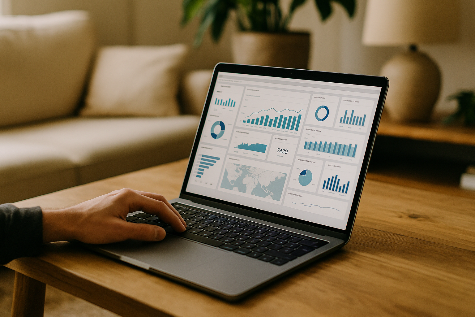 Using Power BI on MacBook in Browser User accessing Power BI on MacBook via cloud PC workspace