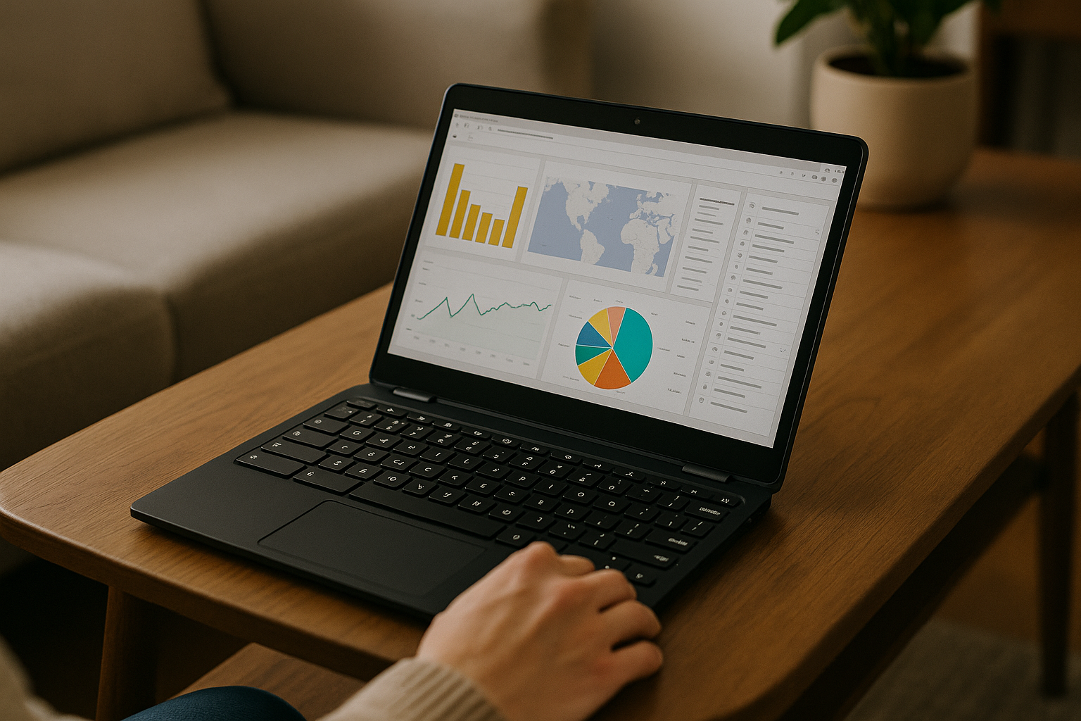 Data analyst running Power BI on MacBook through cloud PC solution