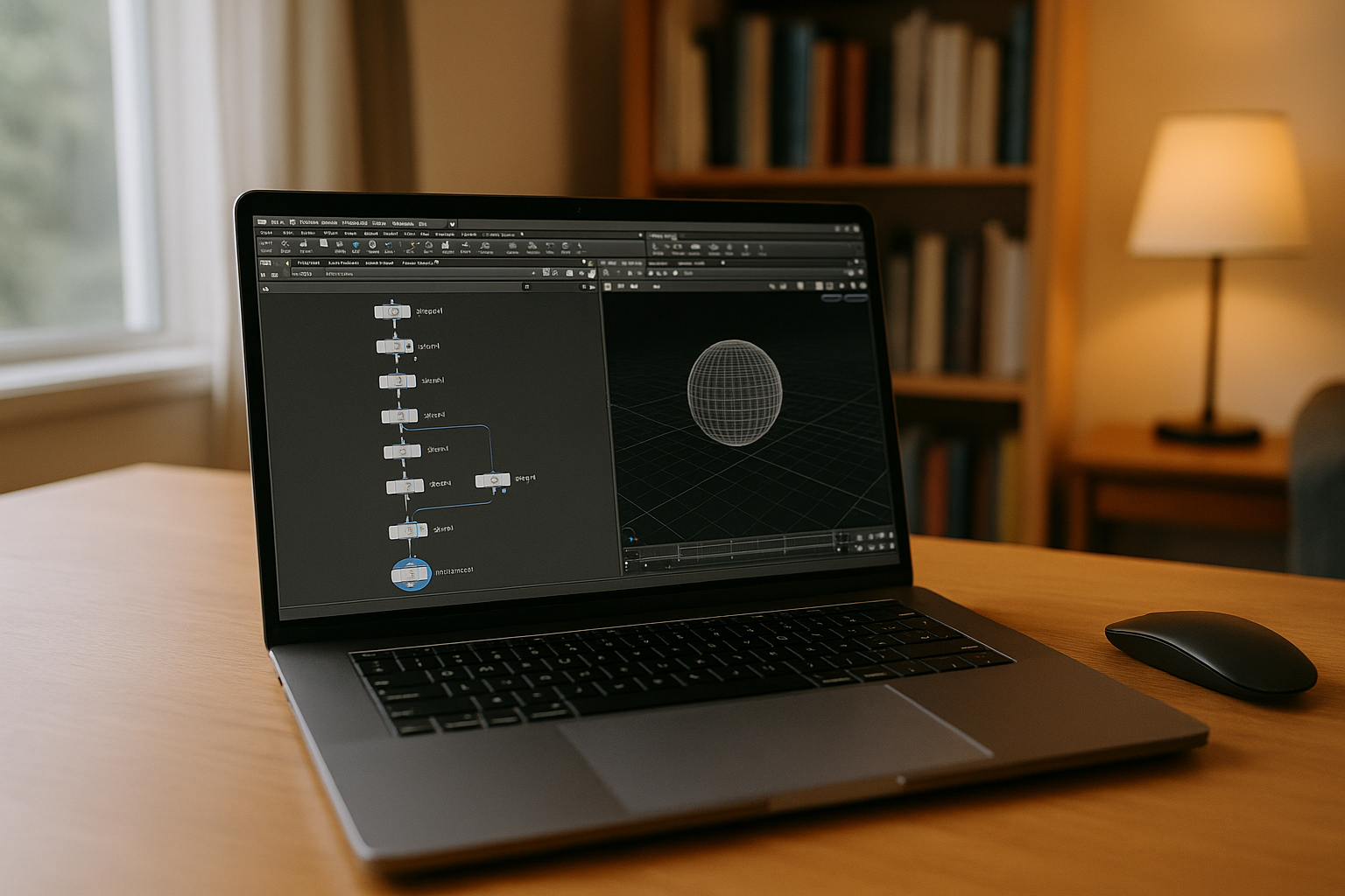 When Houdini 3D Won’t Run Smoothly Locally - modern laptop with Houdini in home