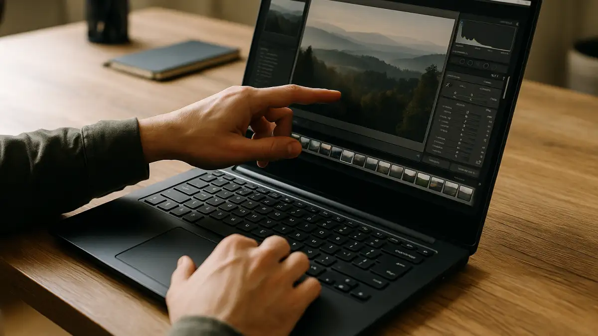 Photographer using Linux Lightroom Equivalent on laptop with a cloud Windows PC