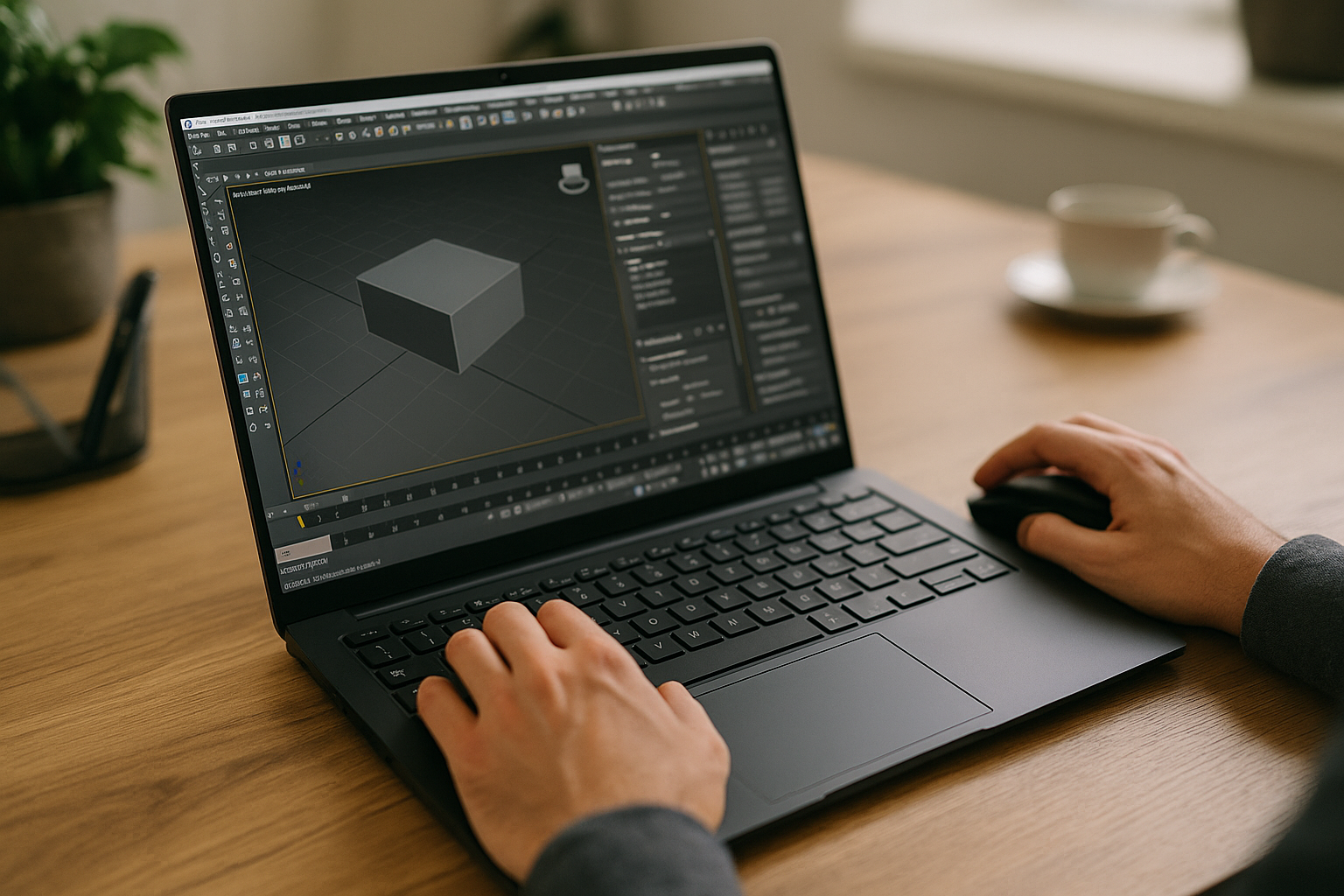 How Aristeem Keeps 3d max software Working Reliably - using modern laptop with professional desktop software