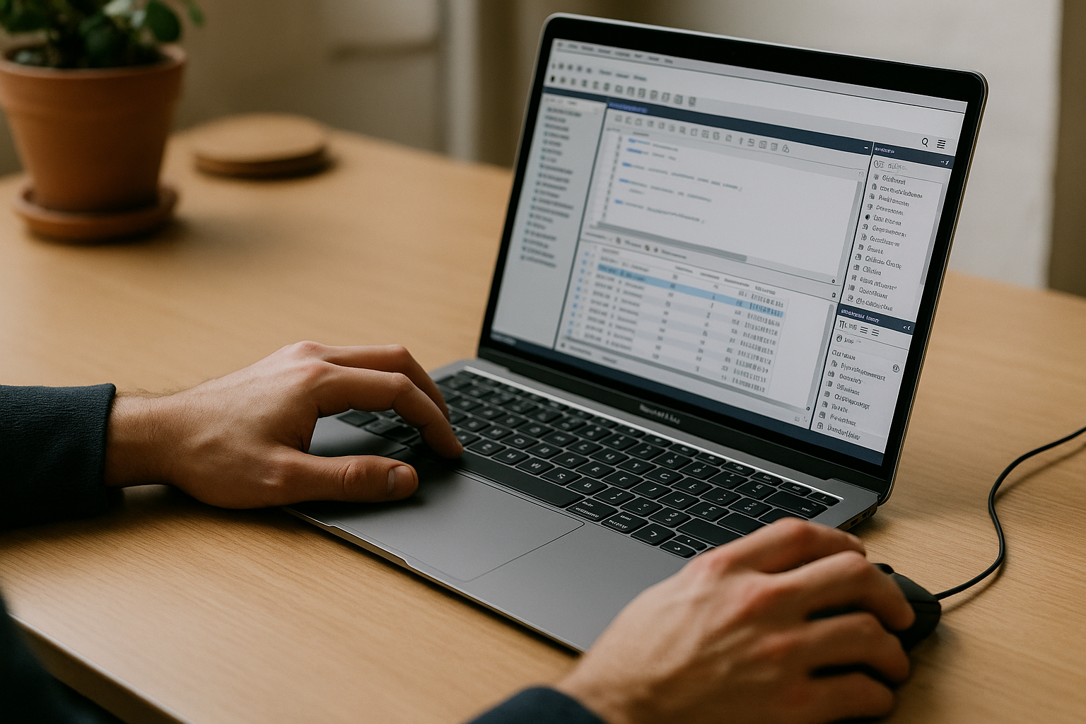 How Aristeem Enables MySQL Workbench Mac OS X Workflows - using MacBook with professional desktop software
