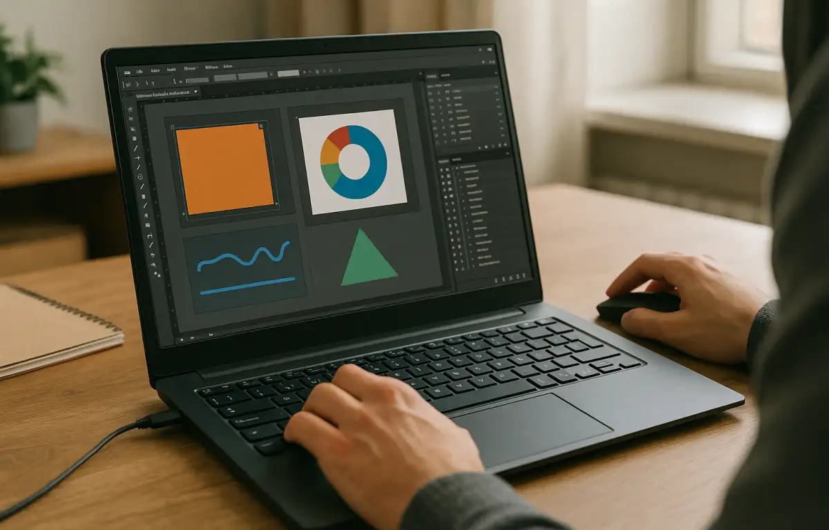 Graphic designer using Illustrator Linux Alternative via a cloud Windows PC